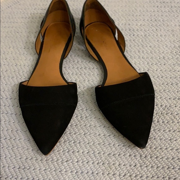 Madewell Shoes - Black madewell pointed toe flats